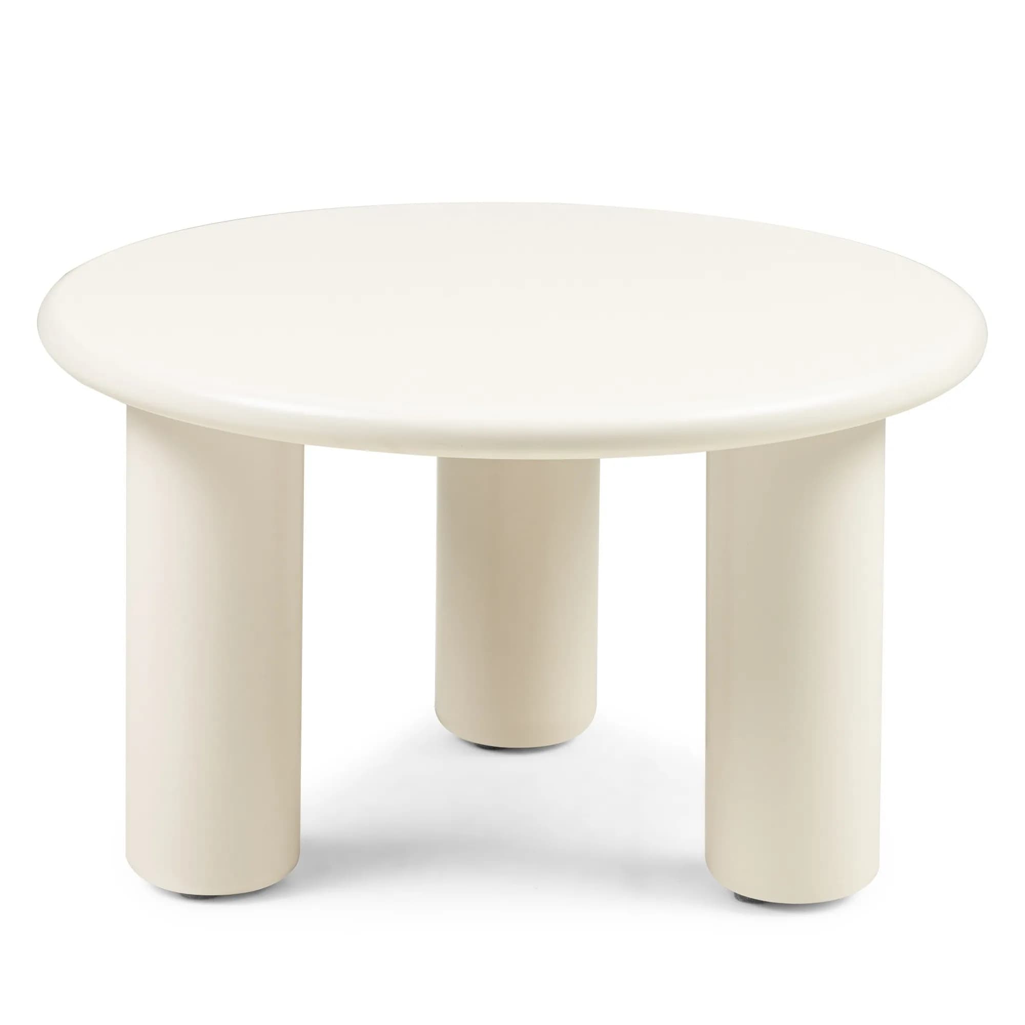 Konferenčný stolík Blair 60 cm krémový
