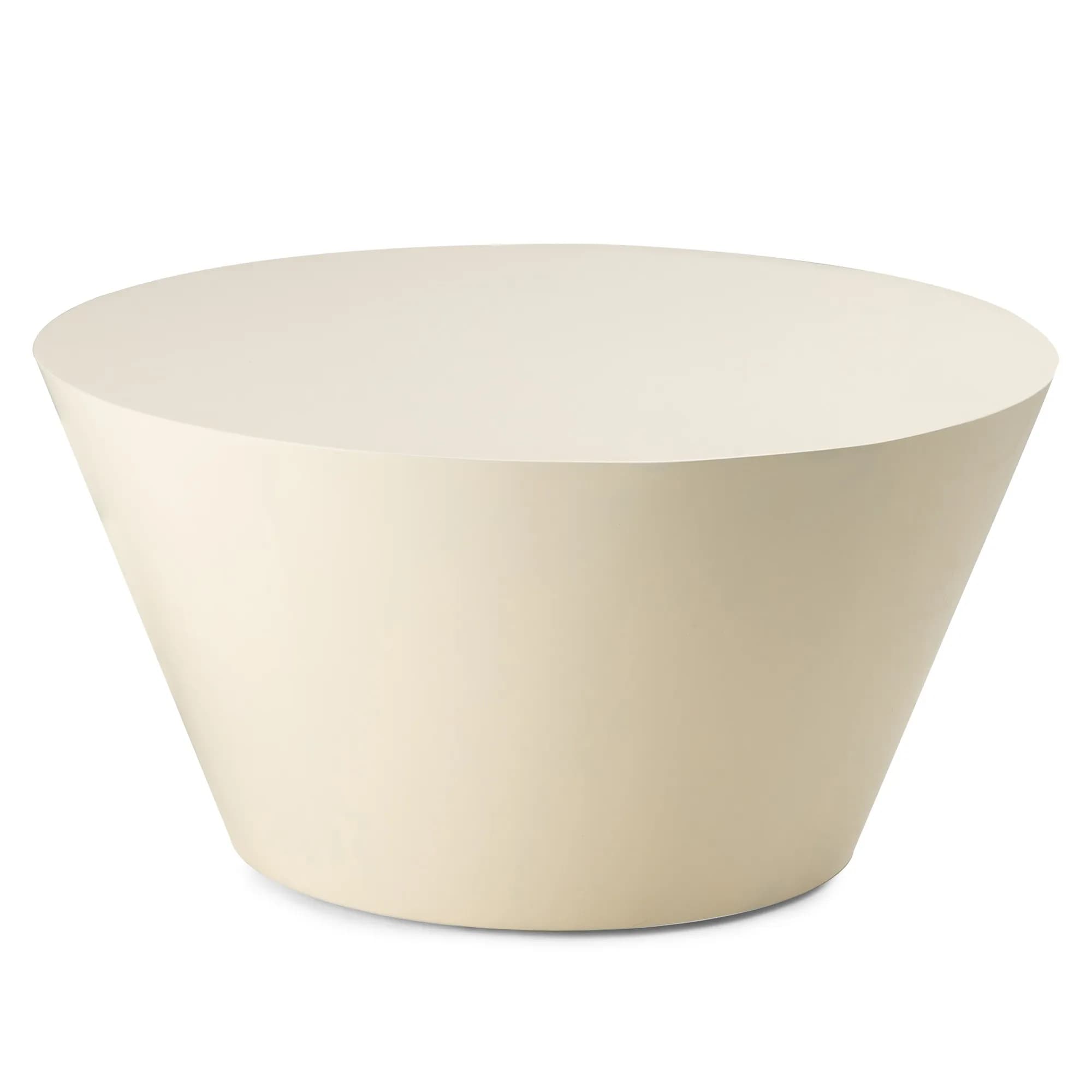Konferenčný stolík Eclipso 60 cm krémovo-biely