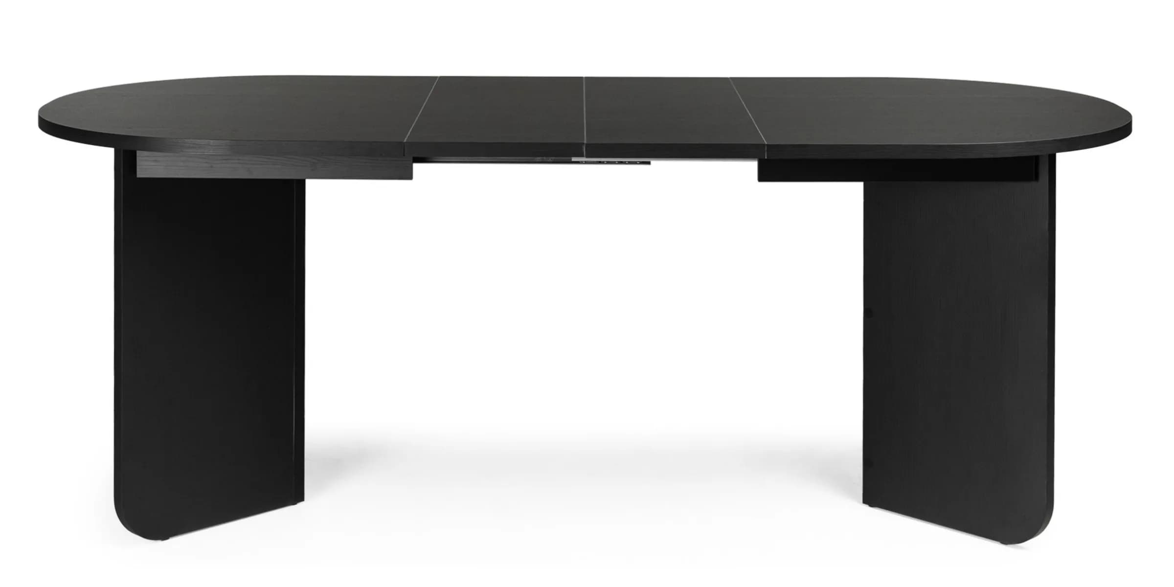 Jedálenský rozkladací stôl Mou 140/200 cm čierny