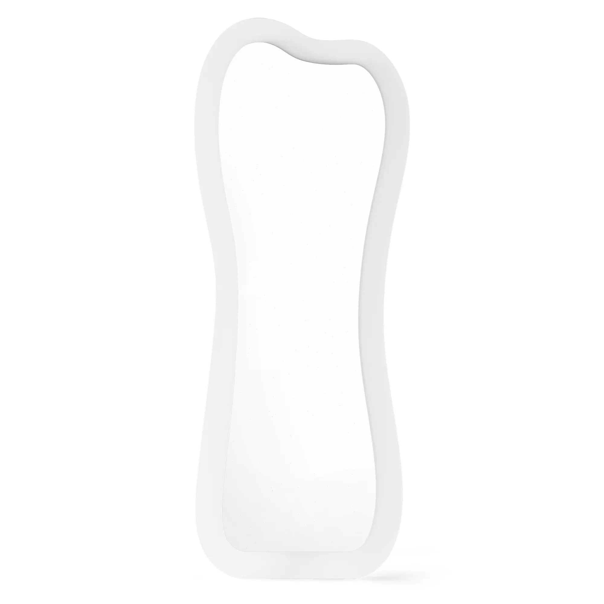 Stojacie zrkadlo s LED osvetlením Cella 63x160 cm biele 1