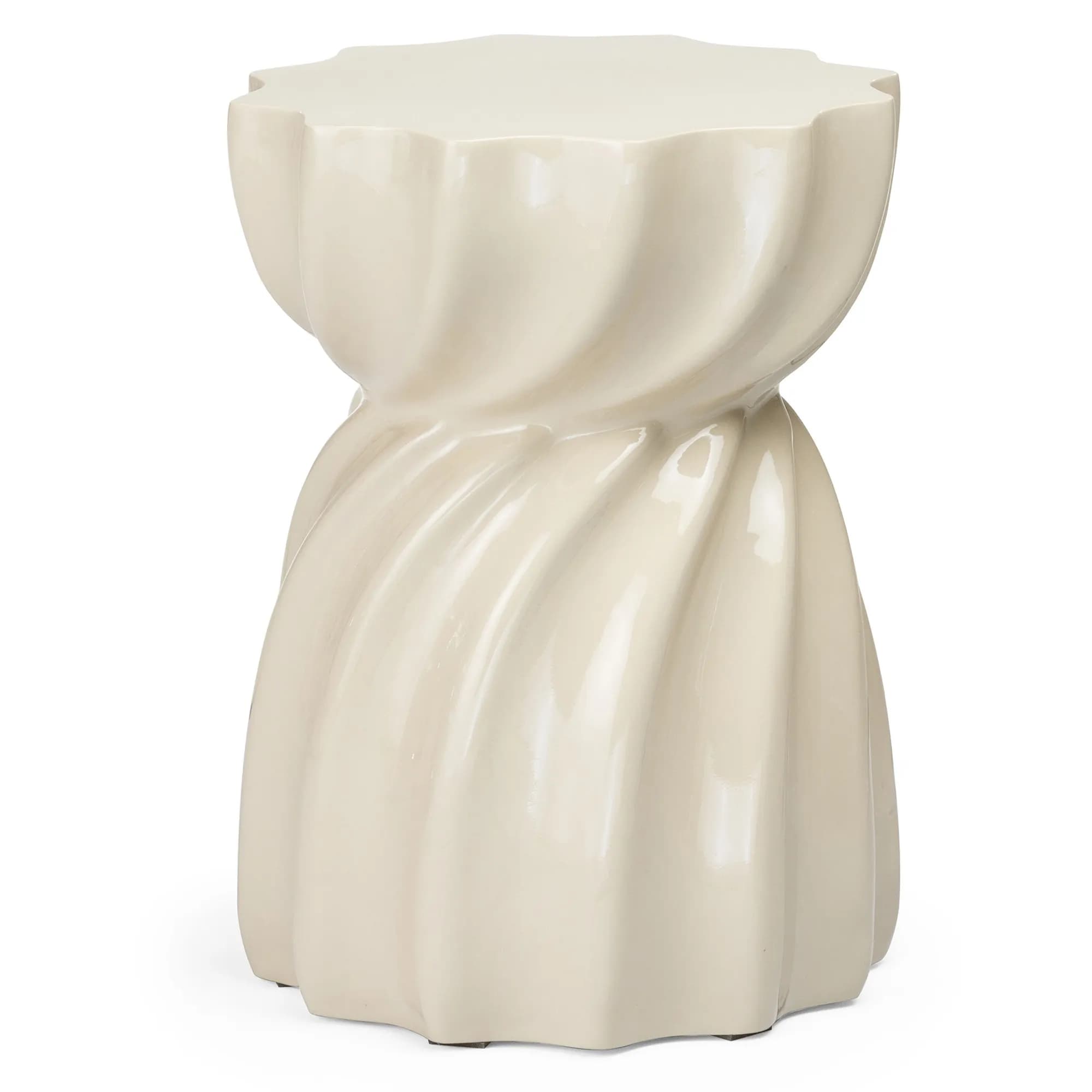 Odkladací stolík Bloom 35 cm béžový 1