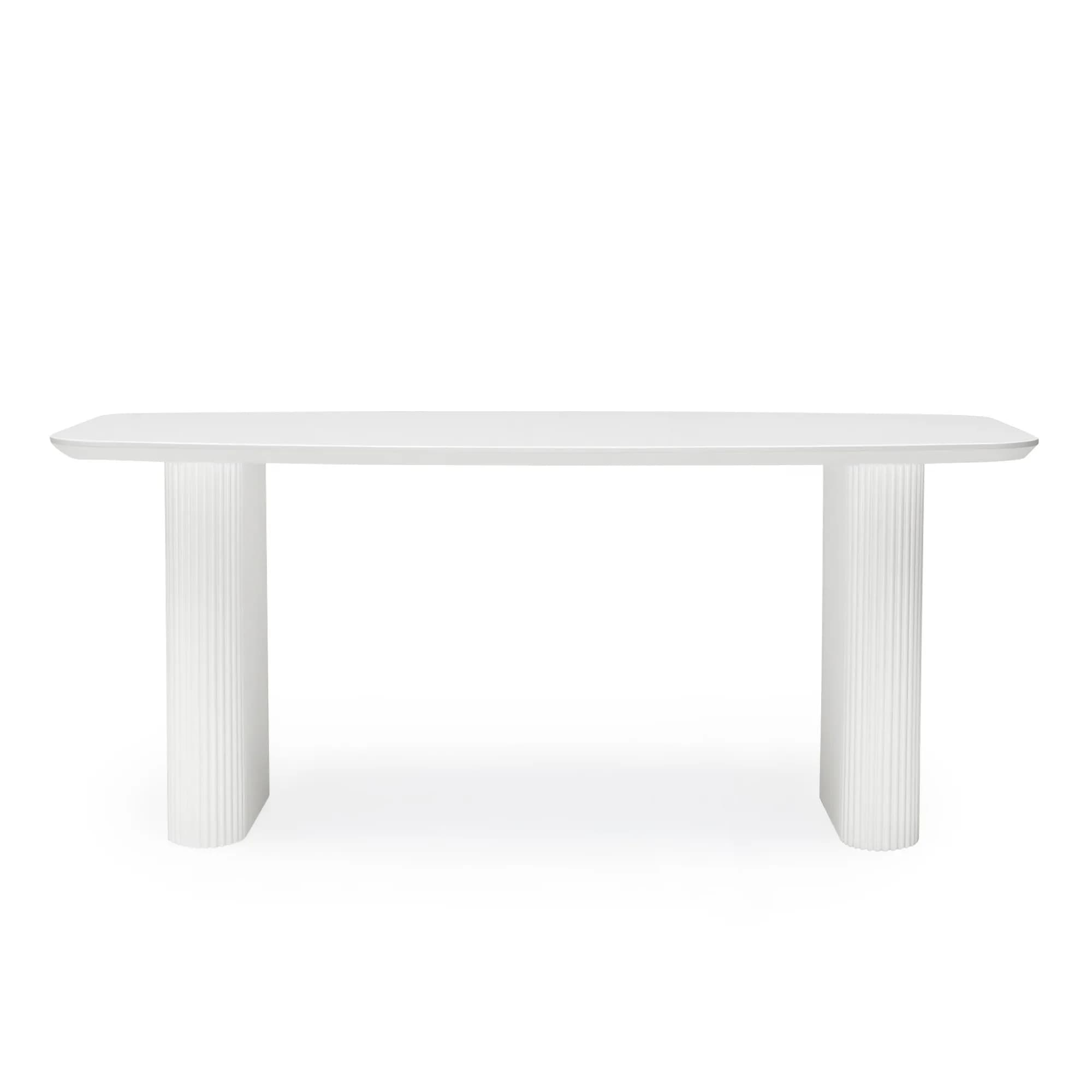 Jedálenský stôl Mesilla 180 cm biely