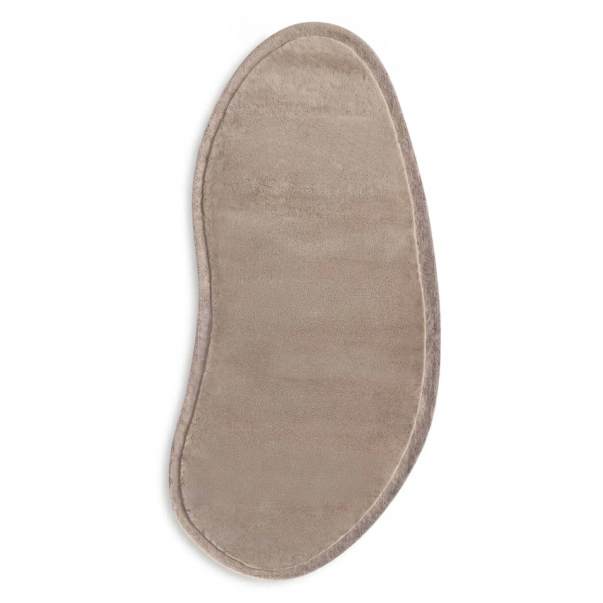 Vlněný koberec Tsuki 165x330 cm taupe