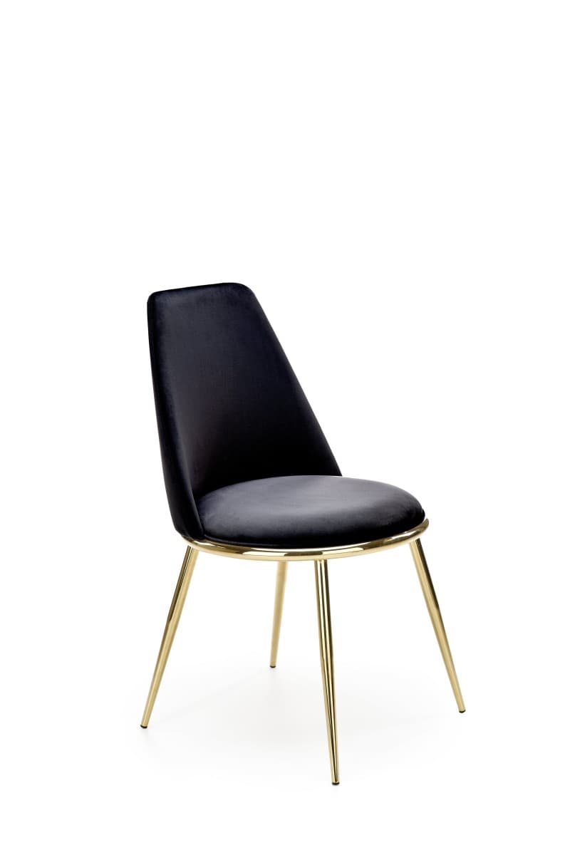 Dizajnová stolička GLAMOUR K460 čierna 1