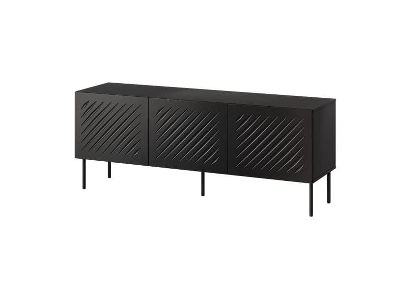 TV stolík Siena 150 cm čierny 1