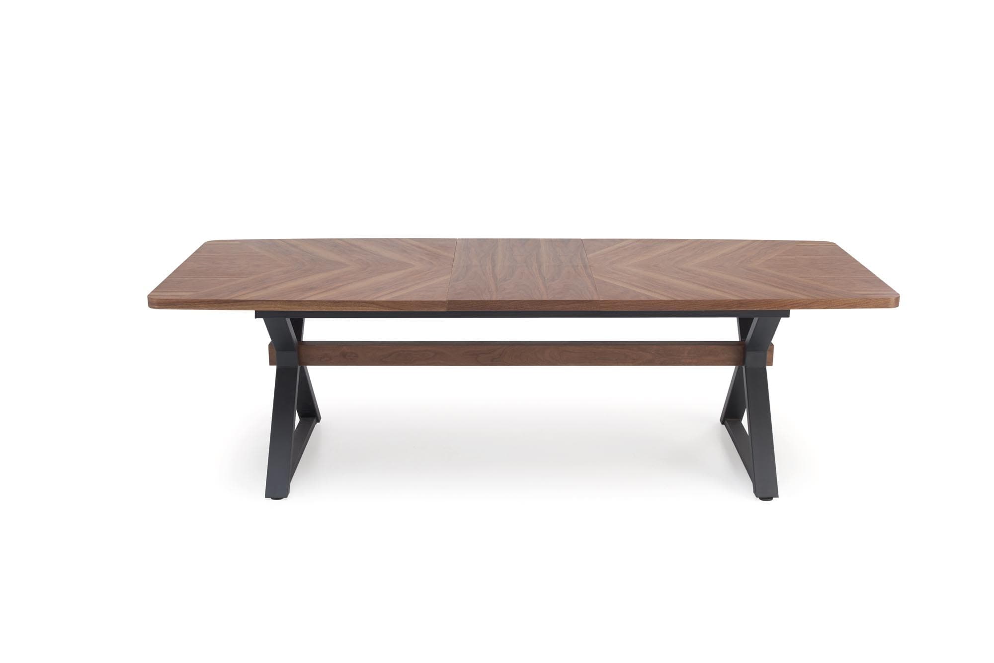Rozkládací jídelní stůl Baron 200/350 cm ořech/černý 1
