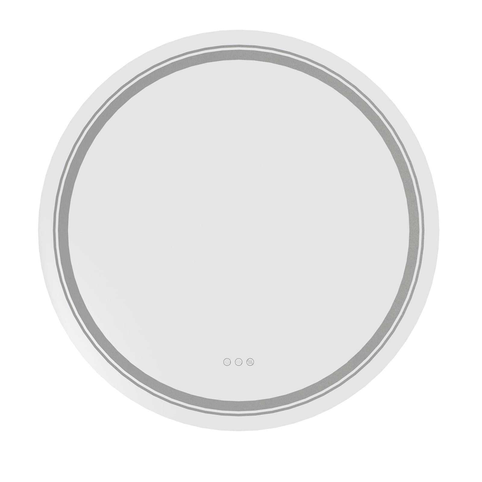 Kúpeľňové zrkadlo DOVER 80 cm strieborné 1