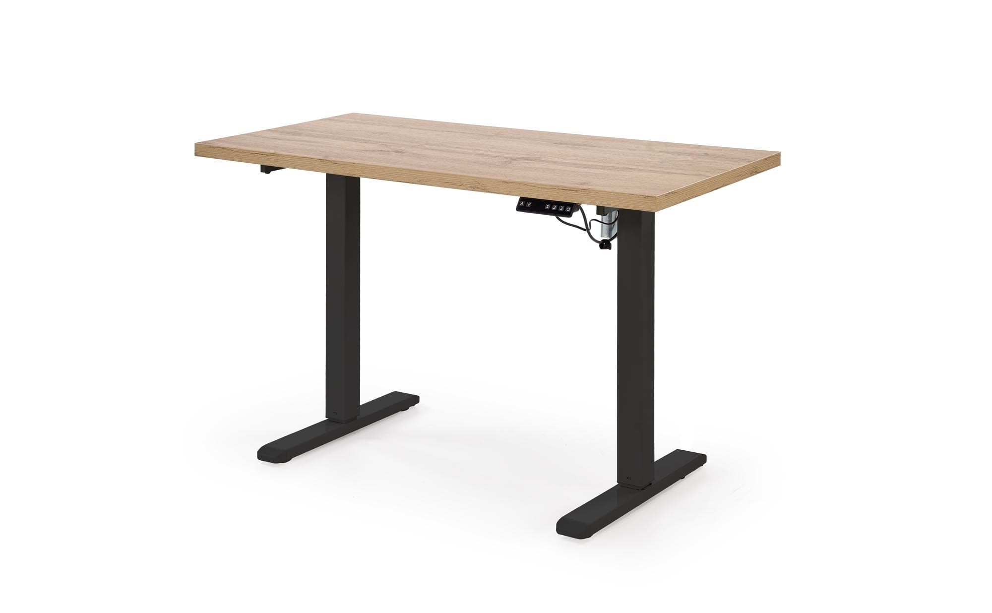 Výškovo nastaviteľný stôl B54 120 cm dub artisan/čierny 1