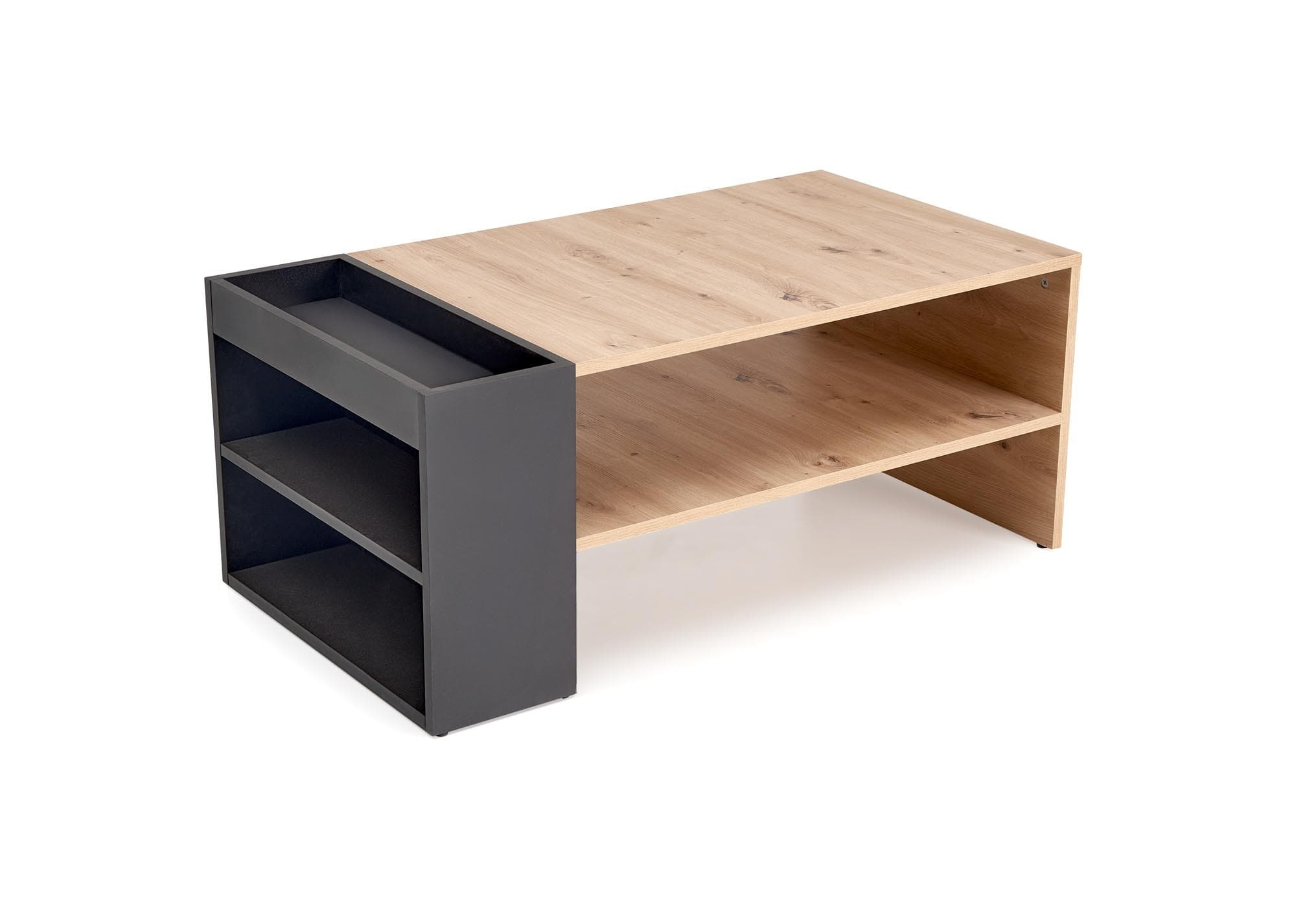 Konferenčný stolík MURCIA 100 cm dub artisan/čierny