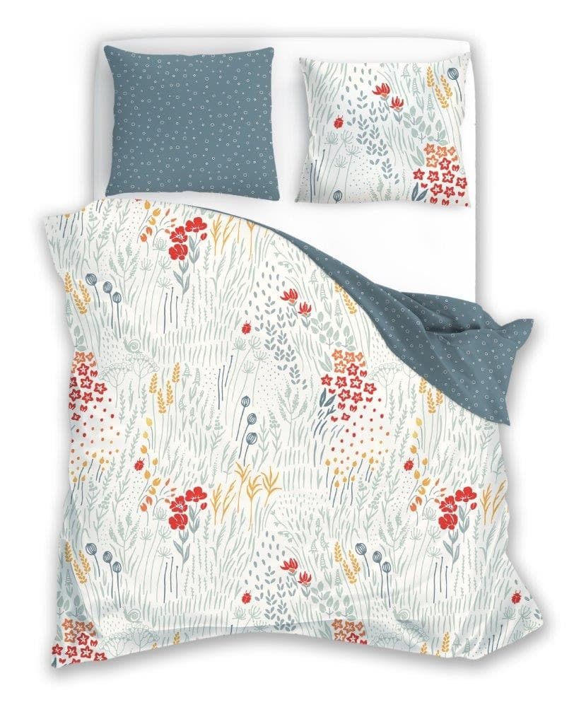 Bavlnené obliečky Elegant 019-B 220x200 + 2x 70x80 viacfarebné