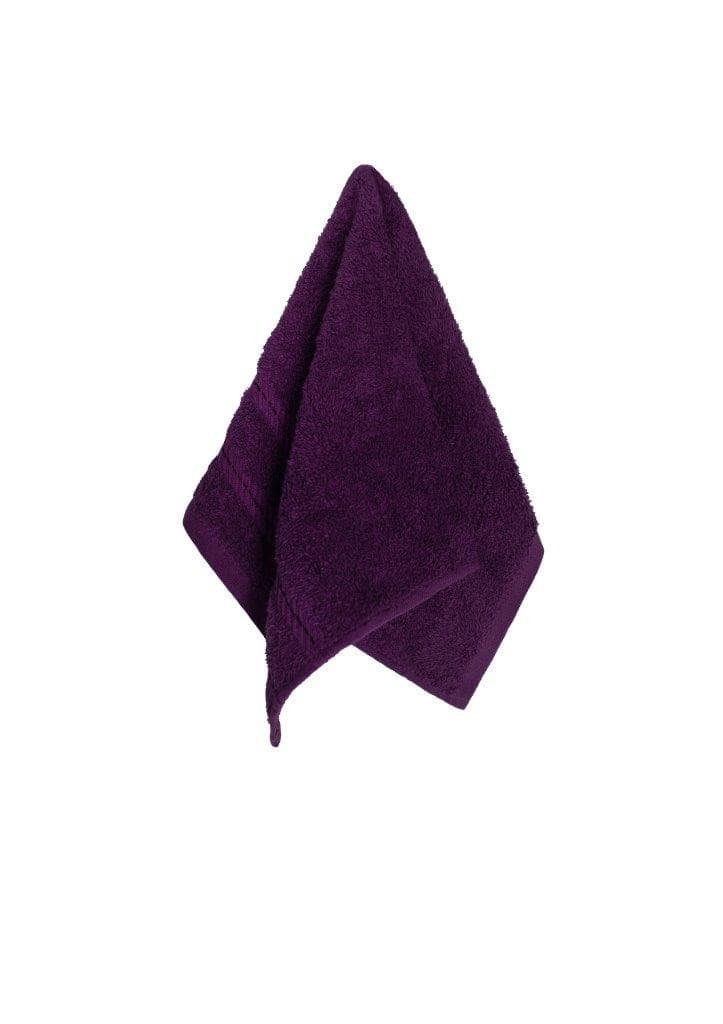 Bavlnený froté uterák EVA 30x50 cm tmavofialový 1