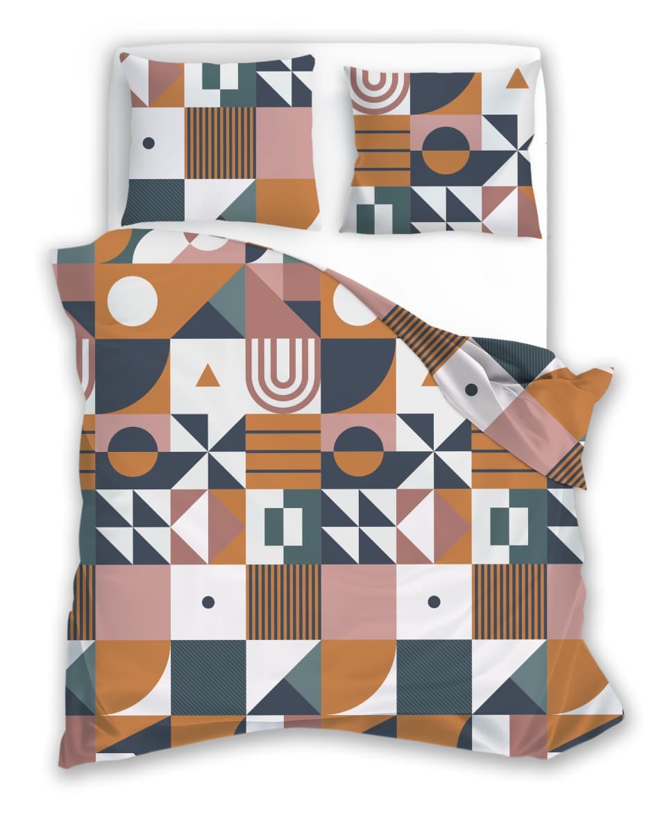 Obliečky z mikrovlákna 023 HARMONY 160x200 cm + 2x 70x80 cm 1
