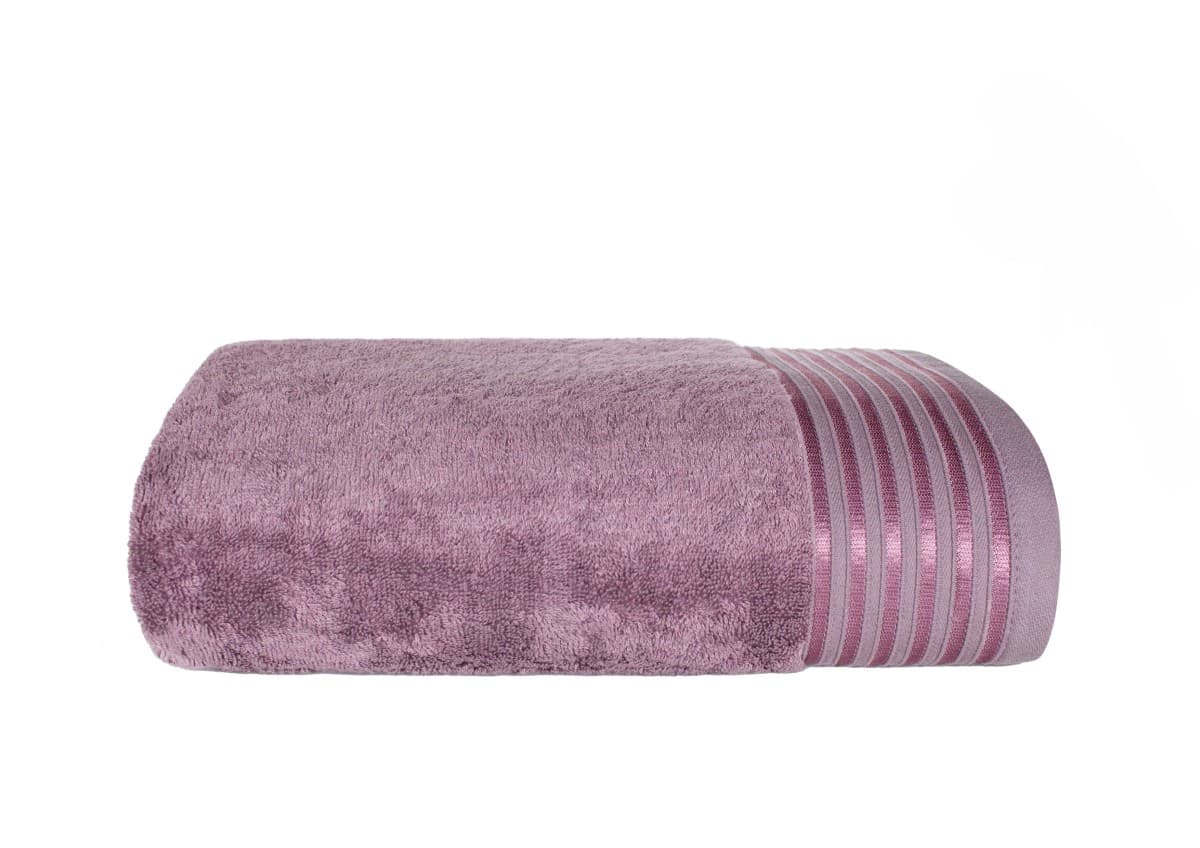 Bavlnený froté uterák s modalom Vela 70x140 cm fialový
