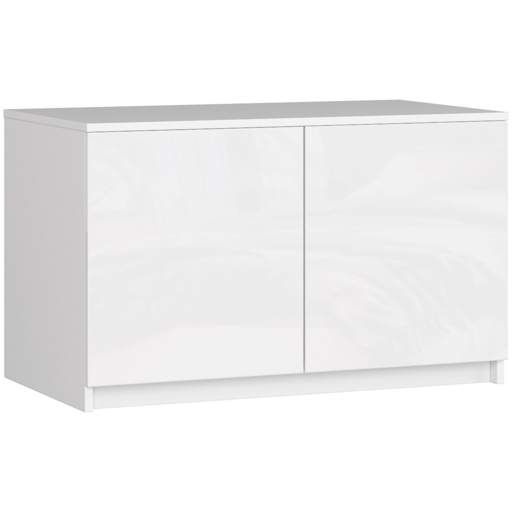 Nadstavec na skriňu Star 90 cm biely lesk