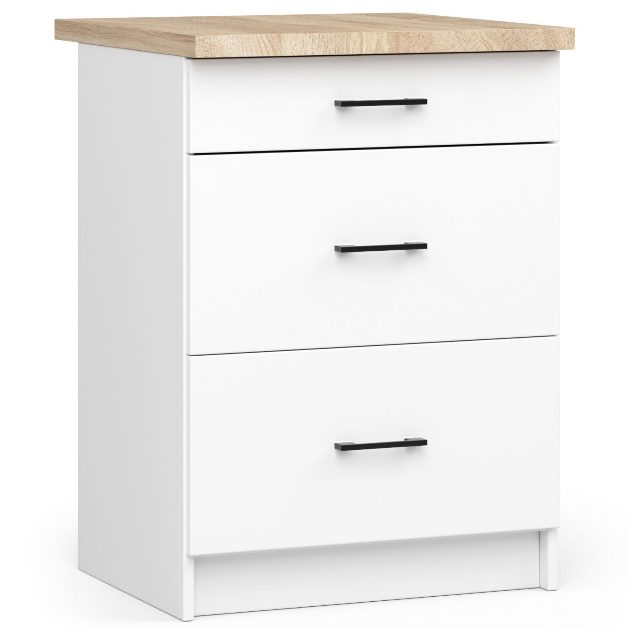 Kuchynská linka Olivie S 60 cm 3S biela 1