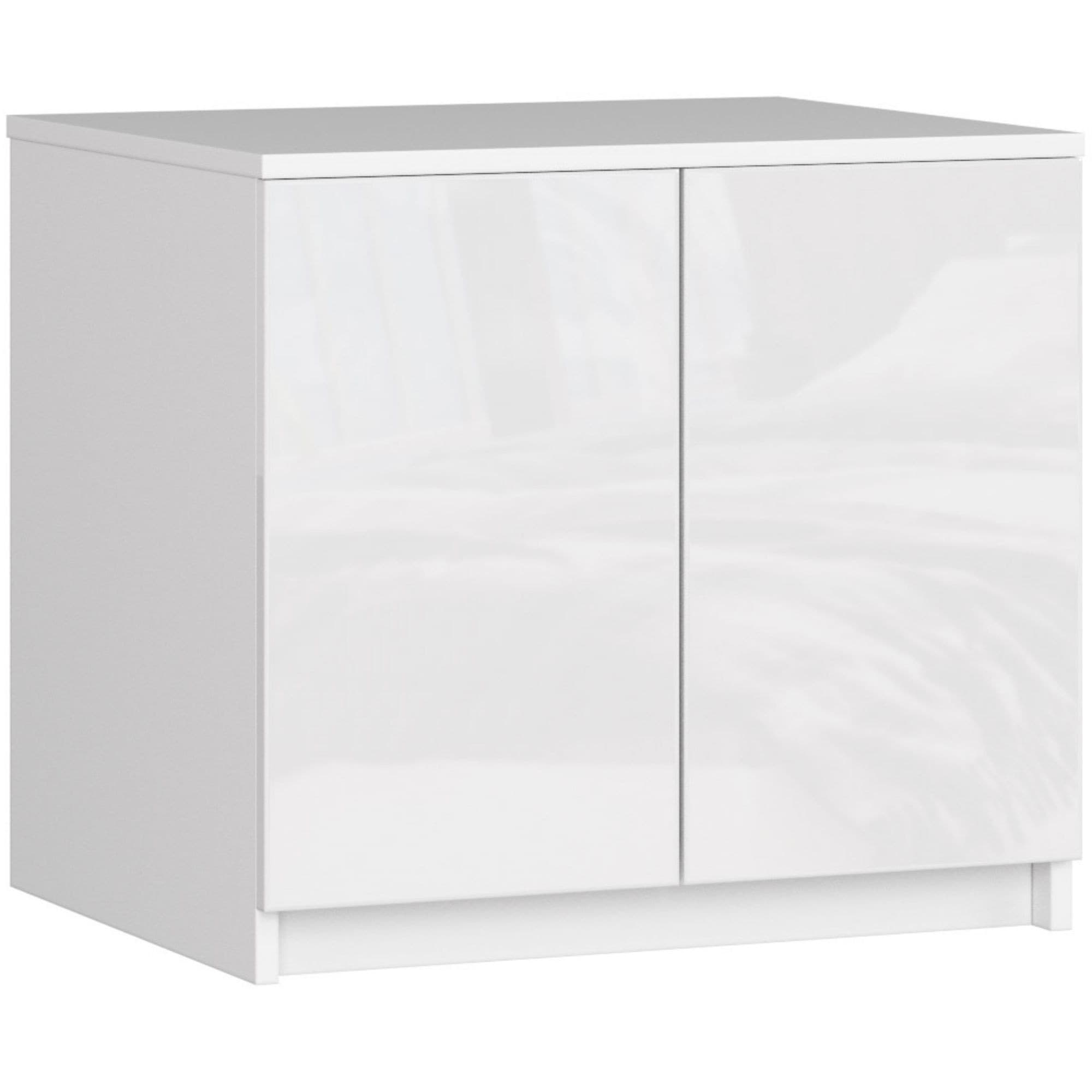Nadstavec na skrinku Star 60 cm biely lesk