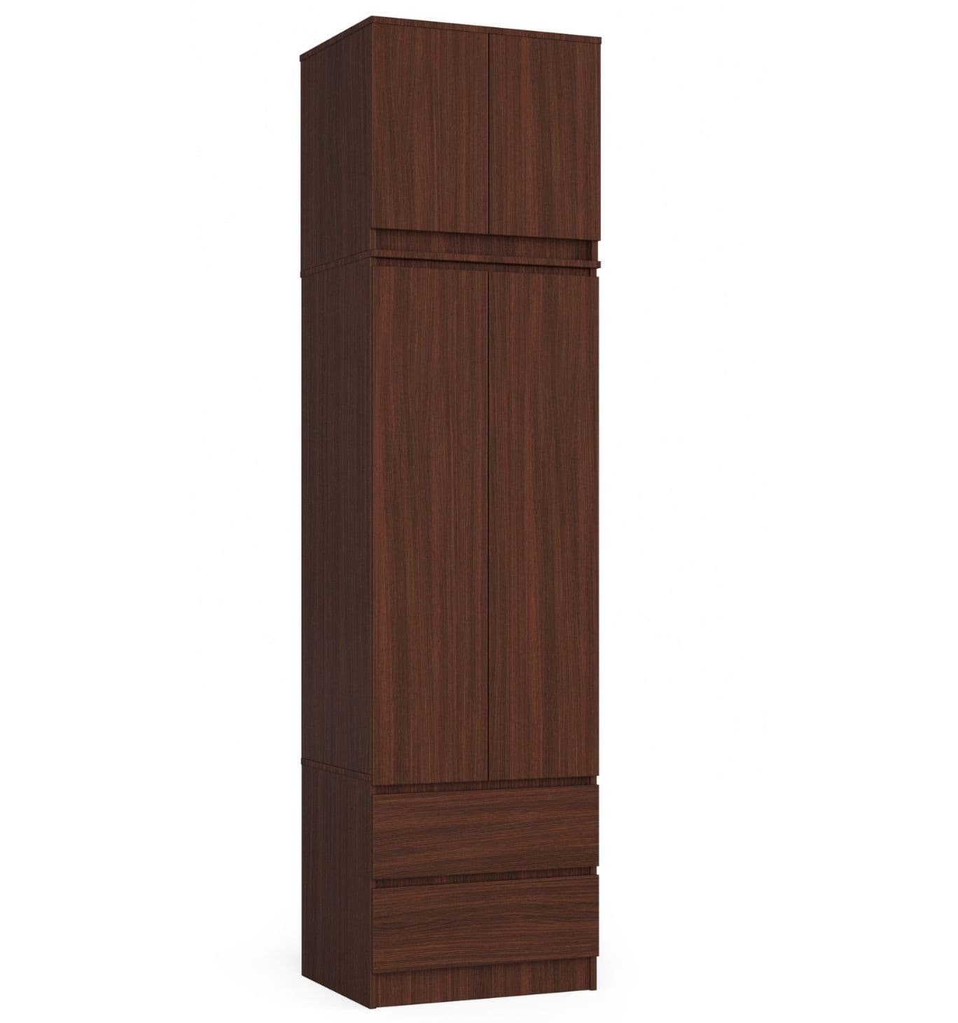 Šatníková skriňa s nástavcom STAR 60 cm wenge 1