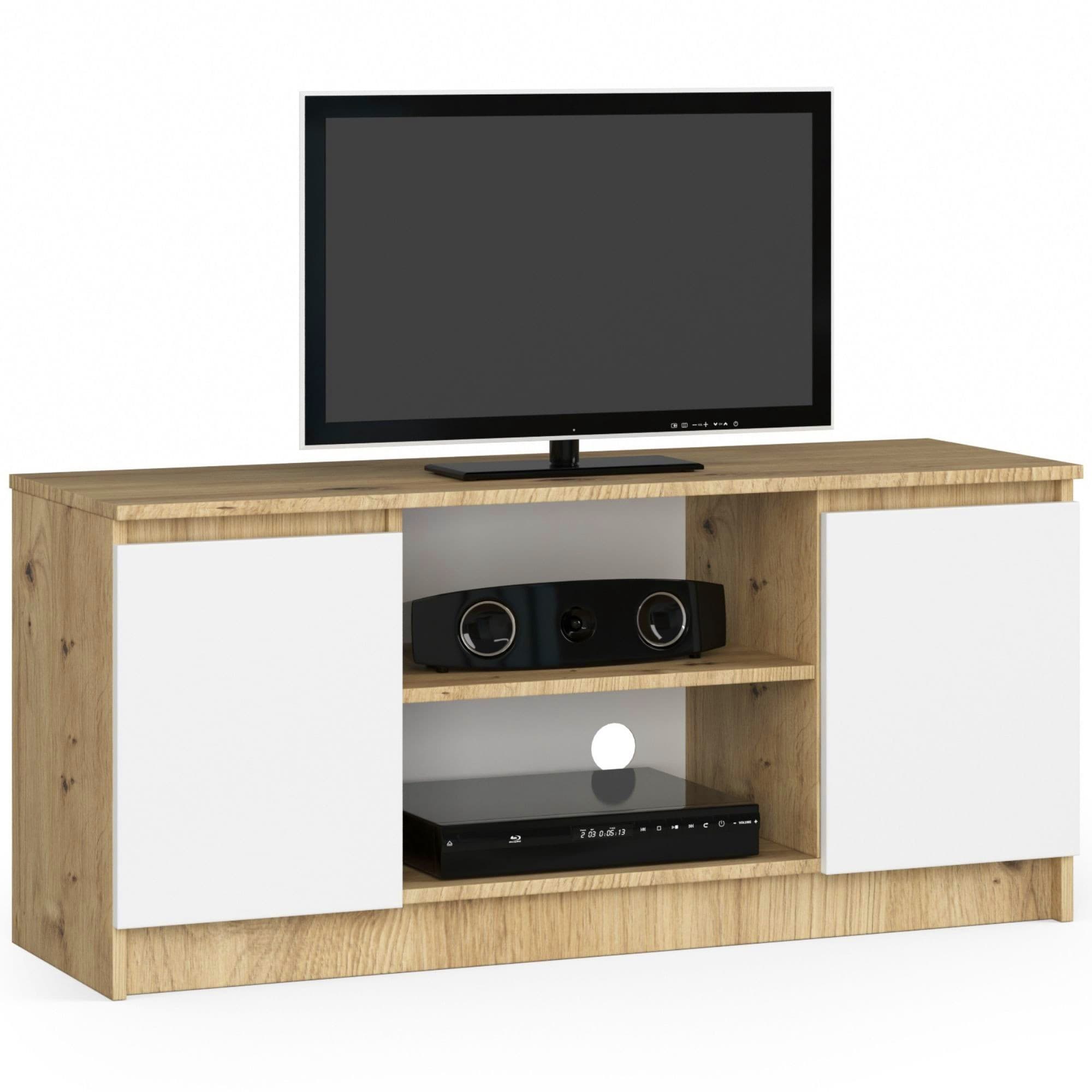 TV stolík Tonon 120 cm dub artisan/biely 1