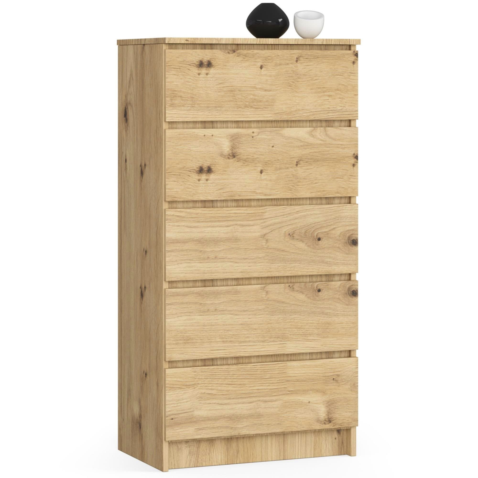 Komoda Kuba 60 cm - 5 zásuviek dub artisan