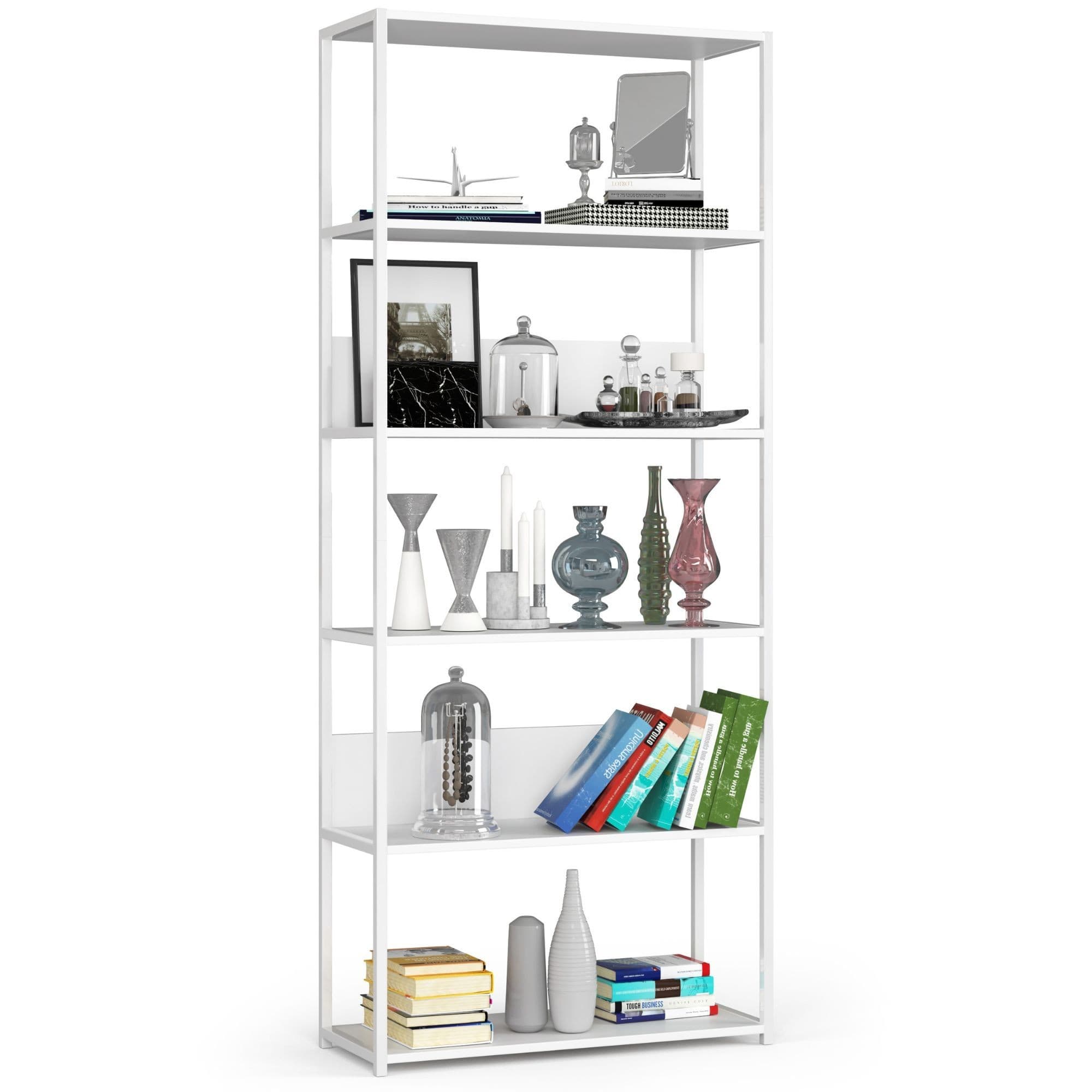 Regál LOFT 80 cm biely 1