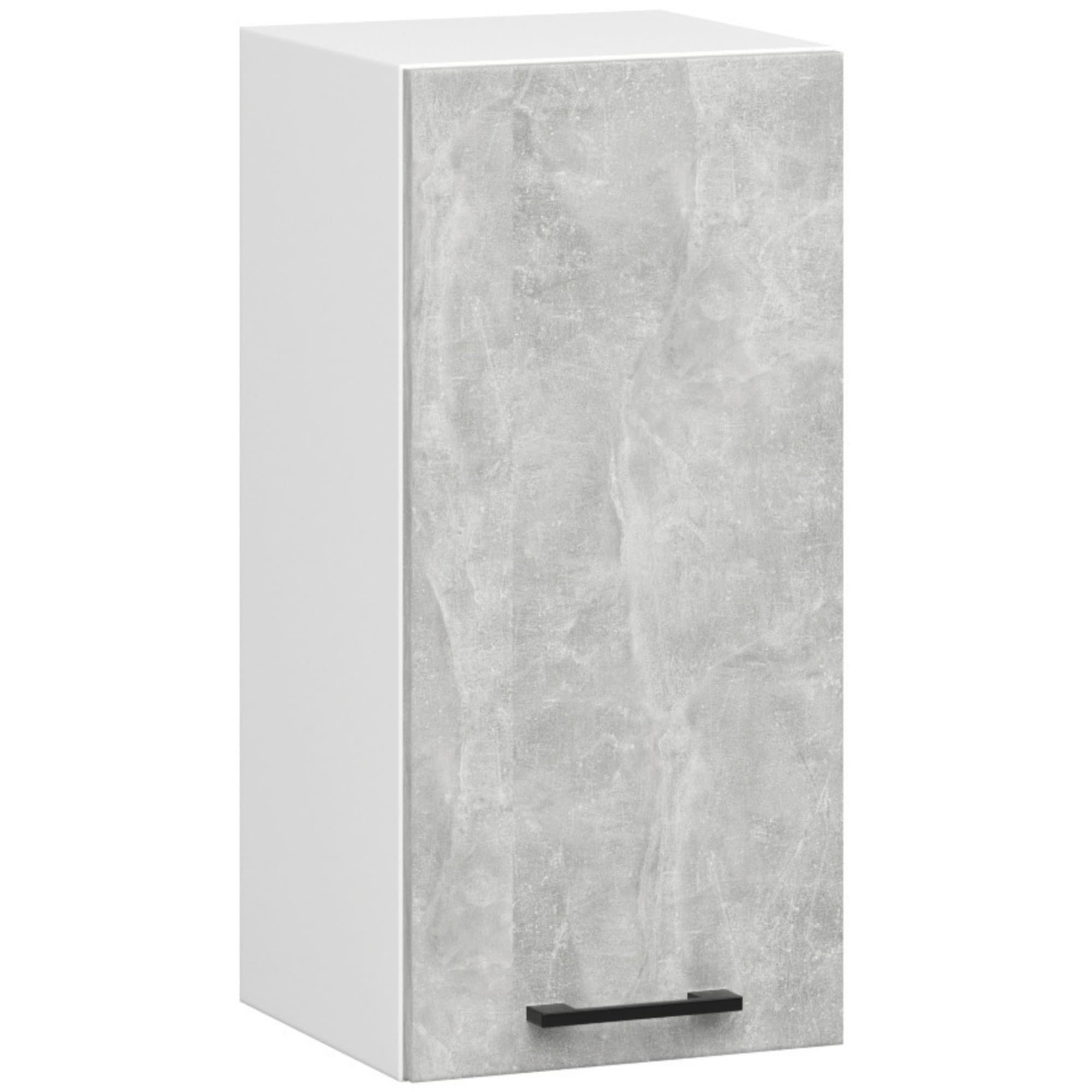 Kuchynská závesná skrinka Olivie W 30 cm biela/betón