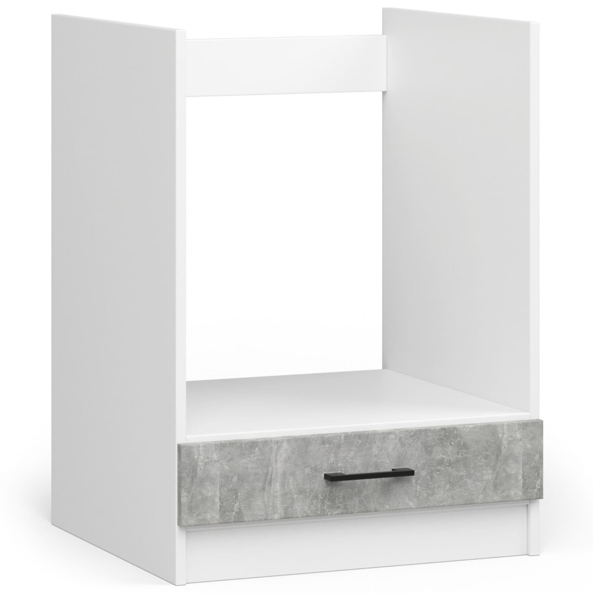 Kuchynská skrinka Olivie pod rúru S 60 cm biela/betón
