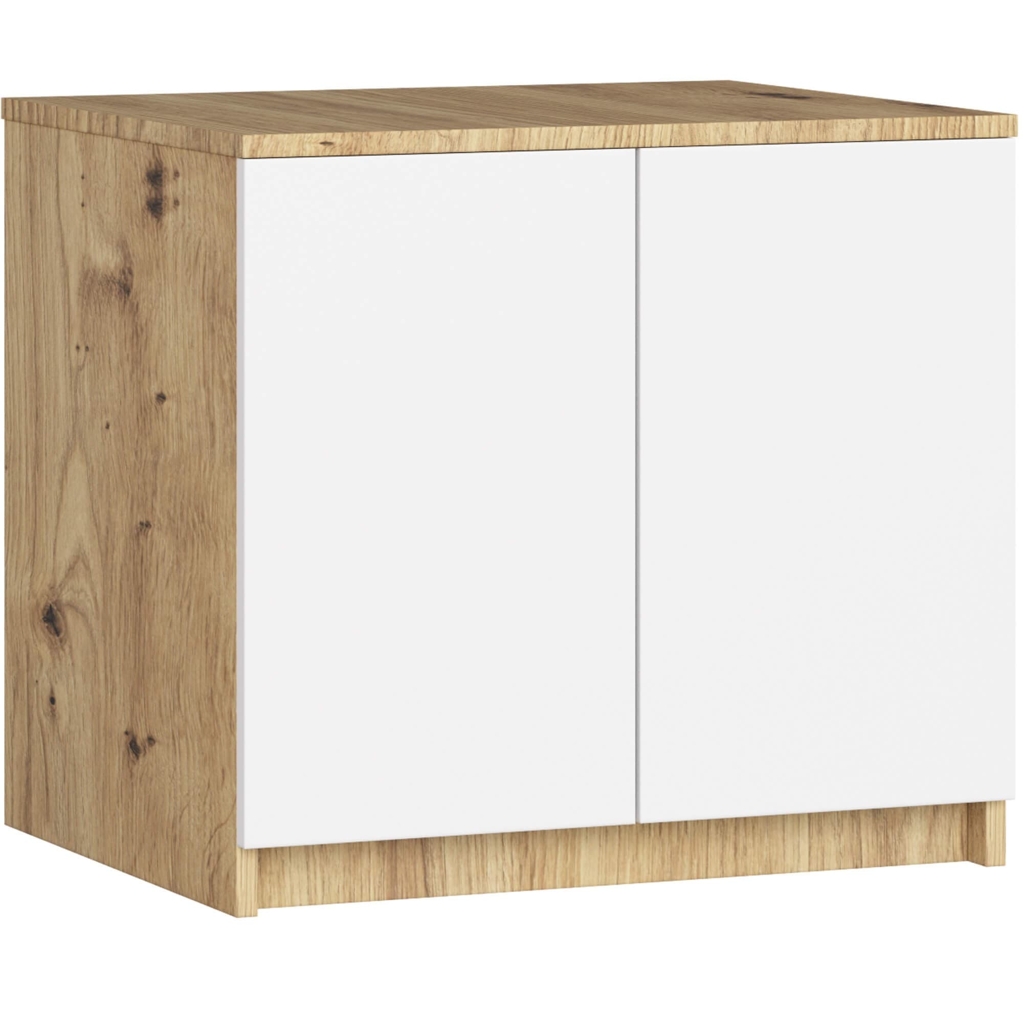 Nadstavec na skriňu STAR 60 cm dub artisan/biely 1