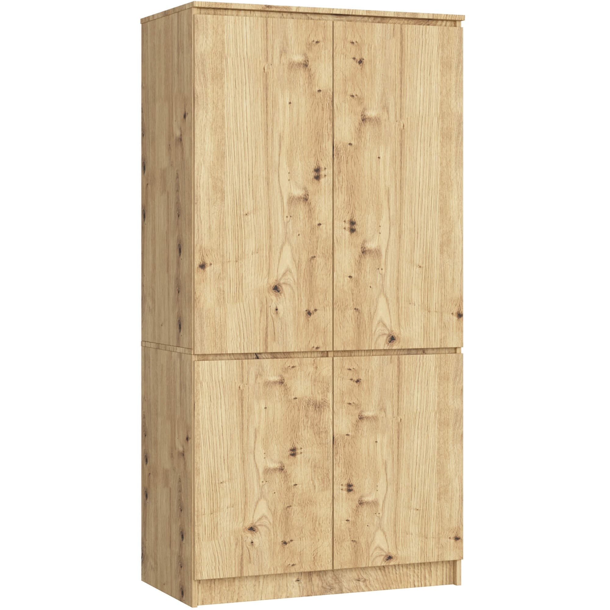 Šatníková skriňa CLP S90/4D dub artisan 1