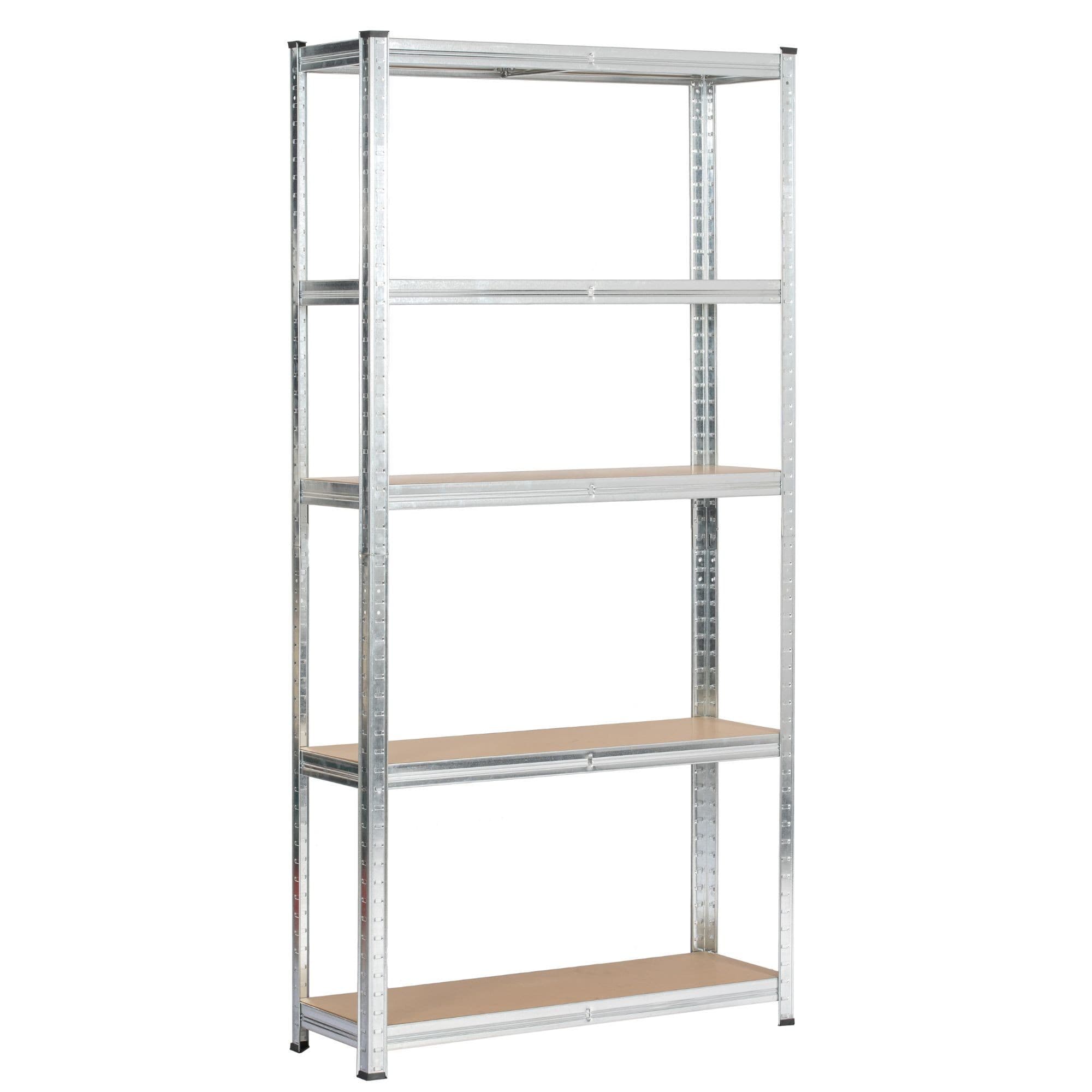Kovový regál REGMET 90x30x180 cm strieborný 1