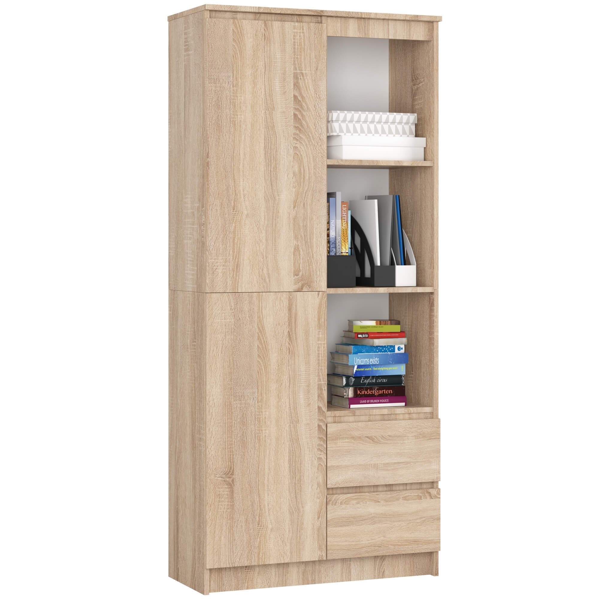 Skriňa Rexa 80 cm dub sonoma 1