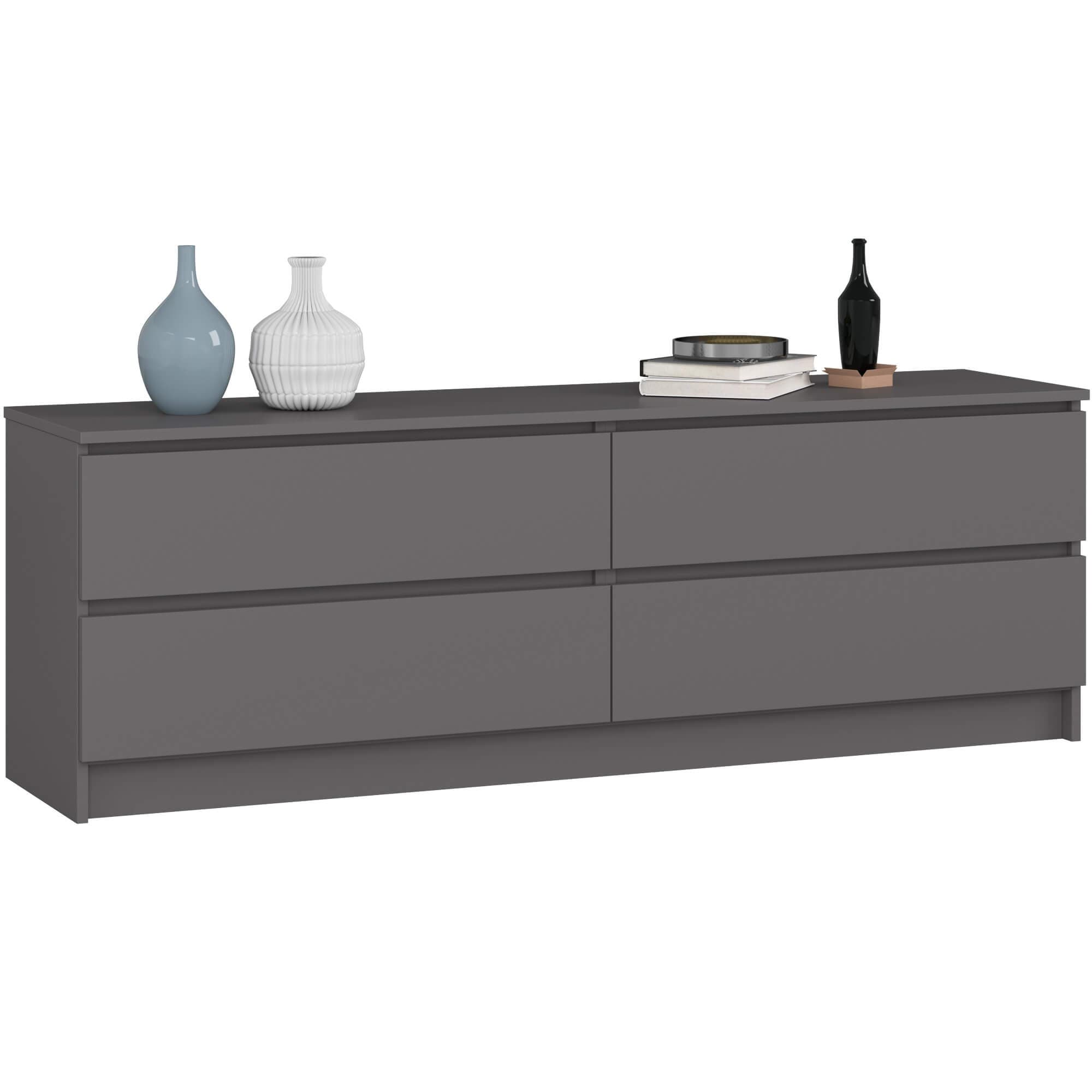 Komoda Kuba 160 cm grafit 1