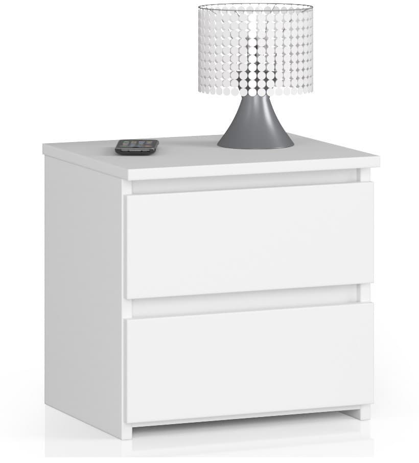 Nočný stolík CL2 40 cm biely