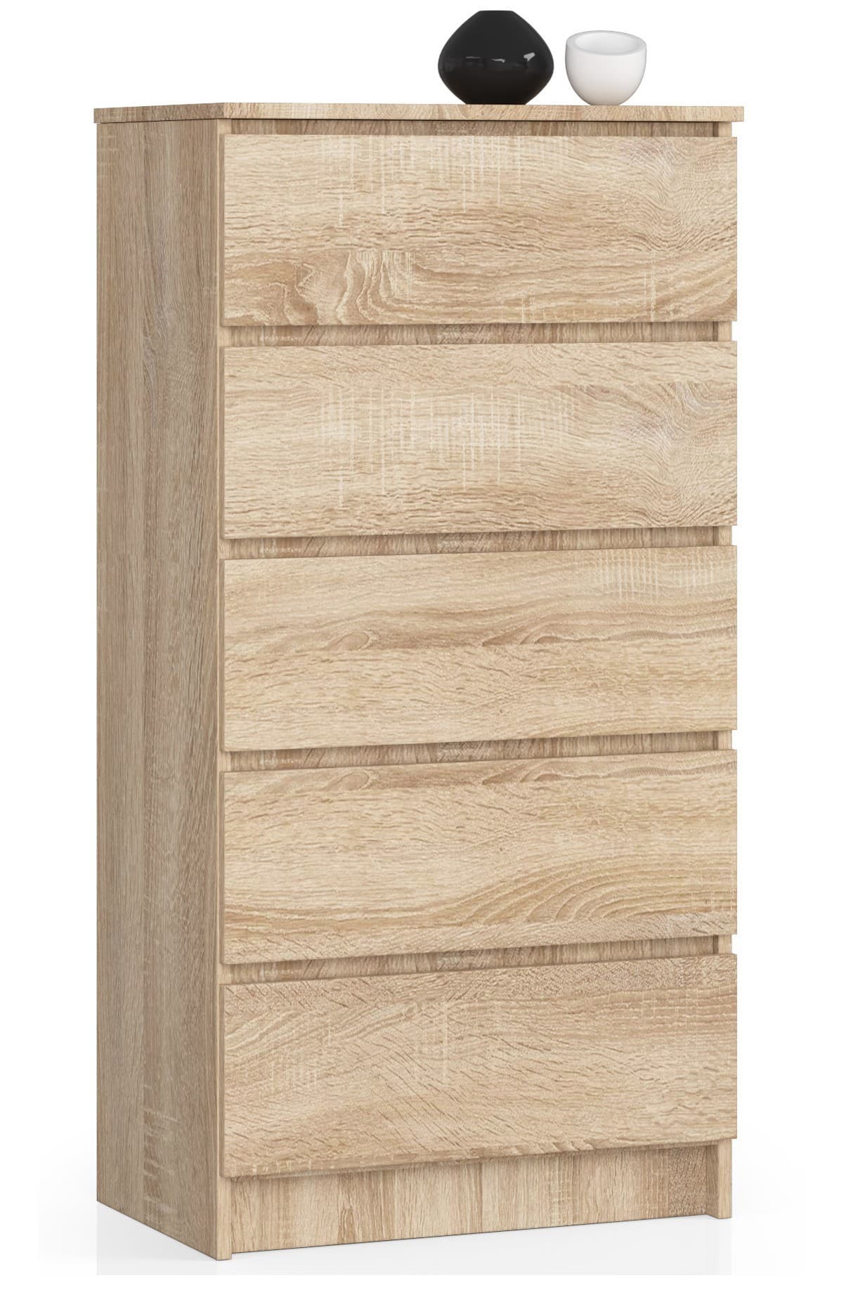 Komoda Kuba s 5 zásuvkami 60 cm dub sonoma 1