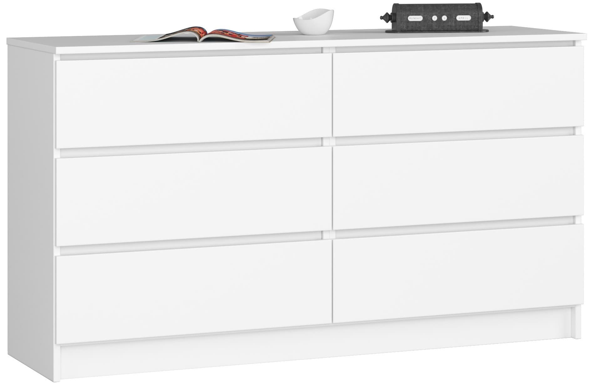 Komoda Rollo K 140 cm bílá matná