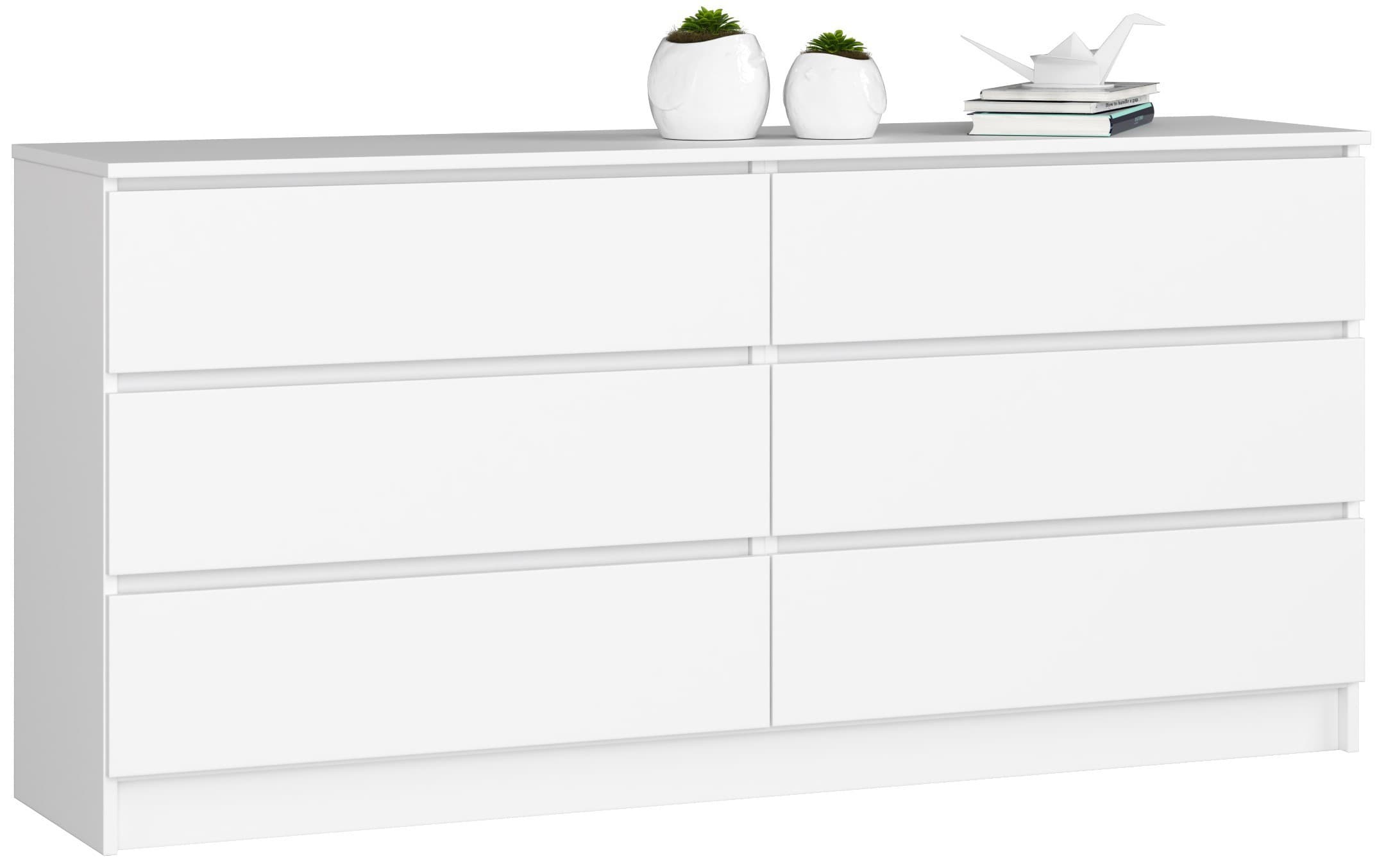 Komoda Rollo V 160 cm biela matná 1