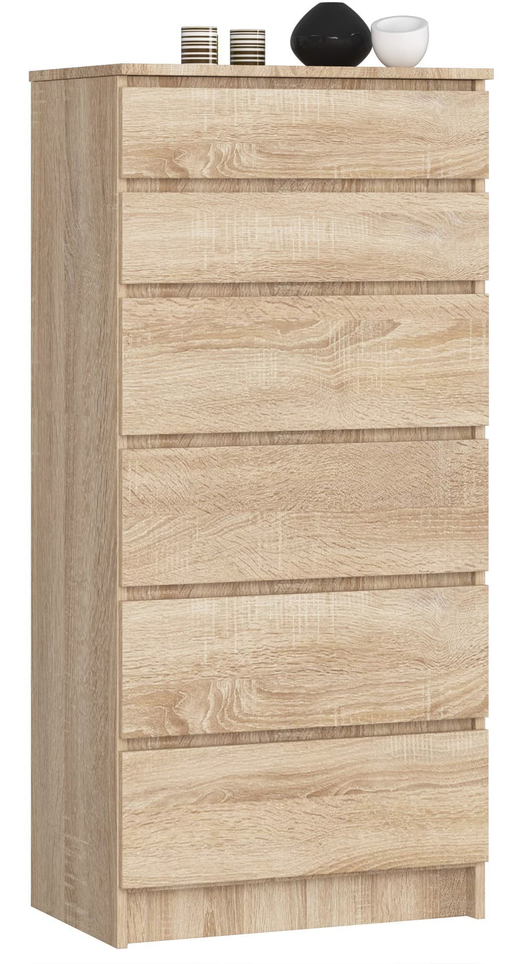 Komoda Kuba 60 cm - 6 zásuviek dub sonoma 1