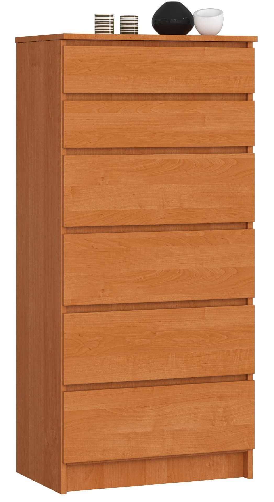 Komoda Kuba 60 cm - 6 zásuviek jelša