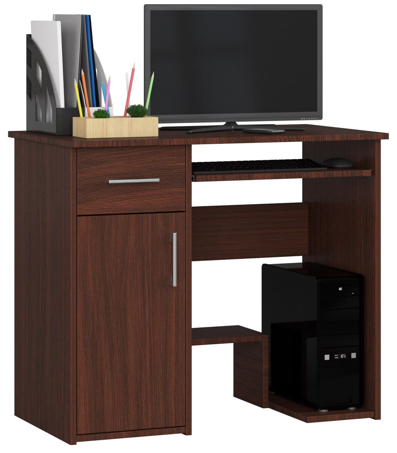 Volně stojící psací stůl Jay 90 cm wenge