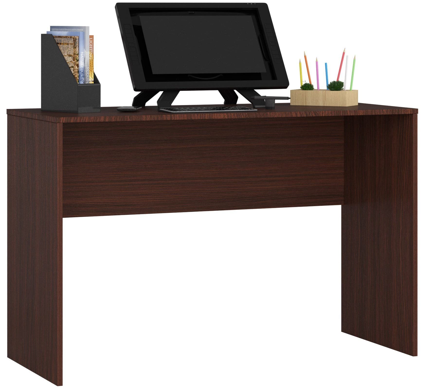 Volně stojící psací stůl B-17 120 cm wenge 1