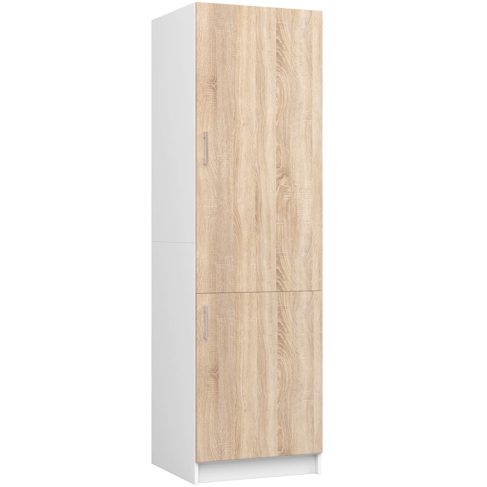 Skriňa na vstavanú chladničku S 60cm Artus biela/sonoma 1