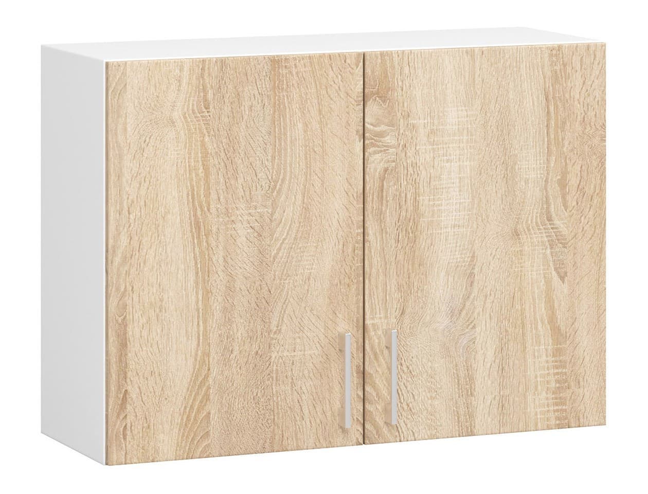 Kuchynská závesná skrinka Š 80 cm D2 Artus biela/sonoma 1