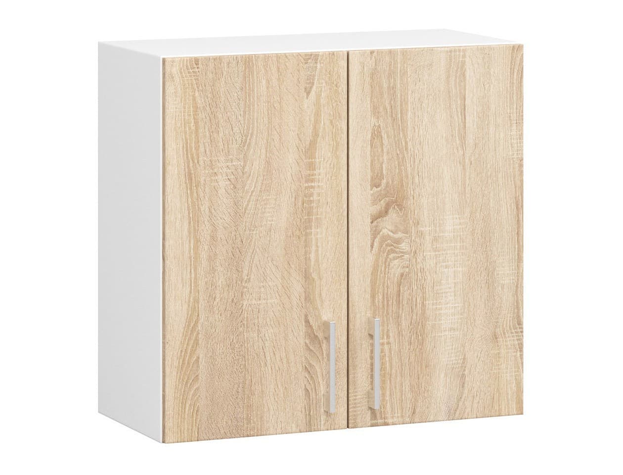 Kuchynská závesná skrinka Š 60 cm D2 Artus biela/sonoma 1