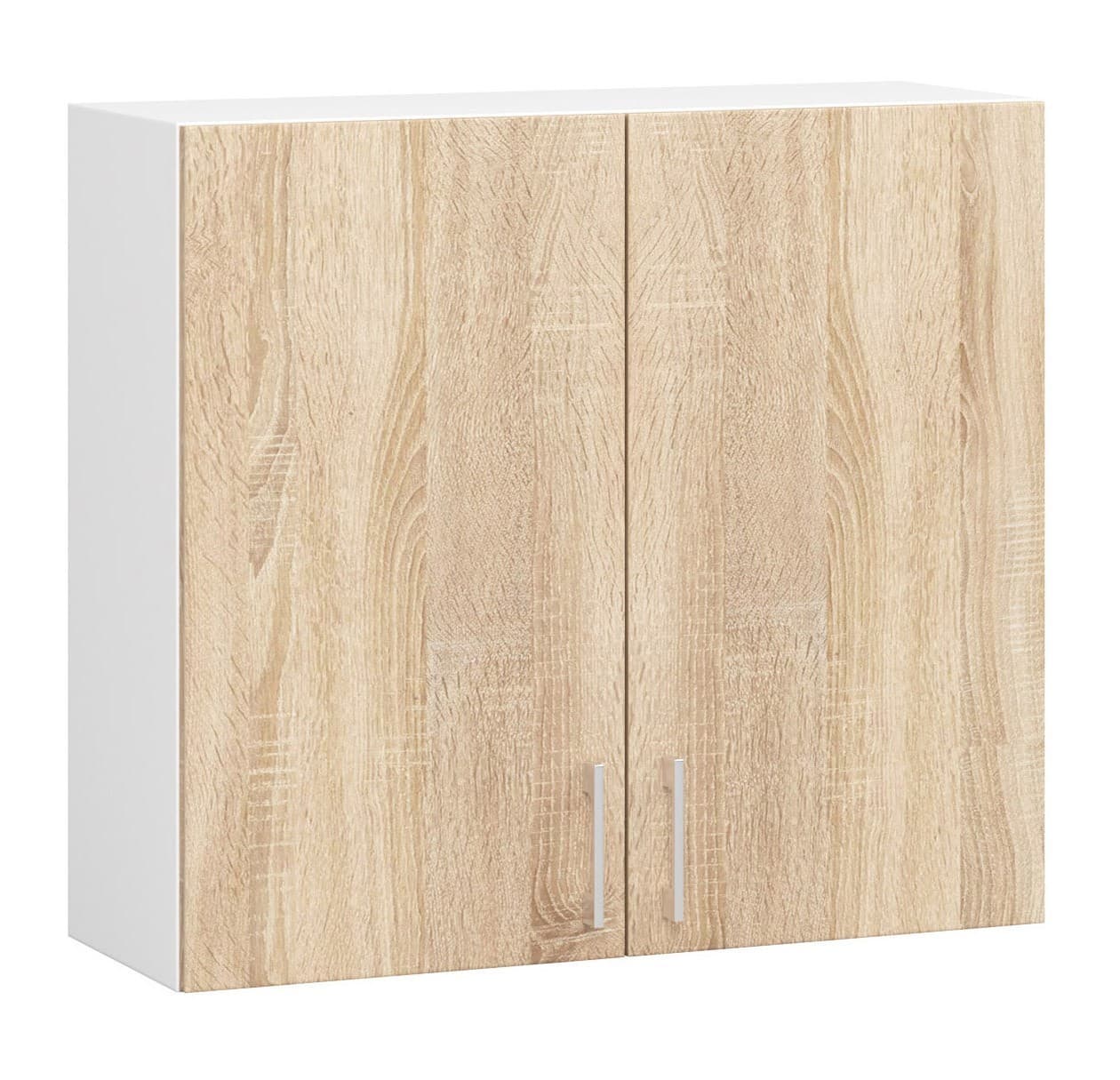 Kuchynská závesná skrinka Š 80cm D2 H720 Artus biela/sonoma