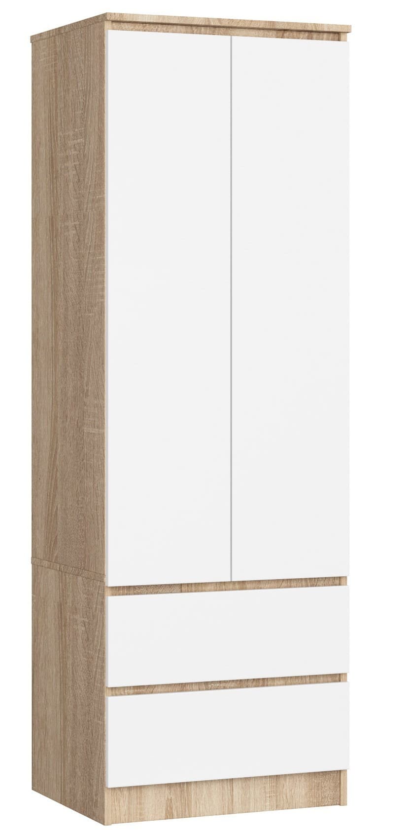 Šatníková skriňa Star 60 cm dub sonoma/biela 1