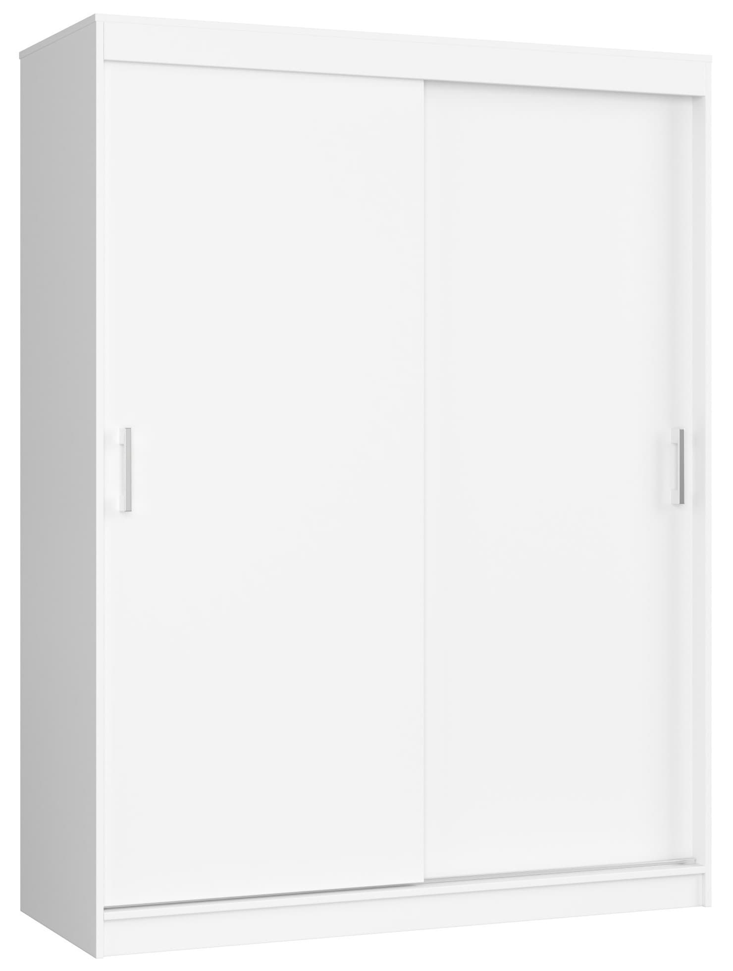 Šatníková skriňa CLP Mono 150 cm biela 1