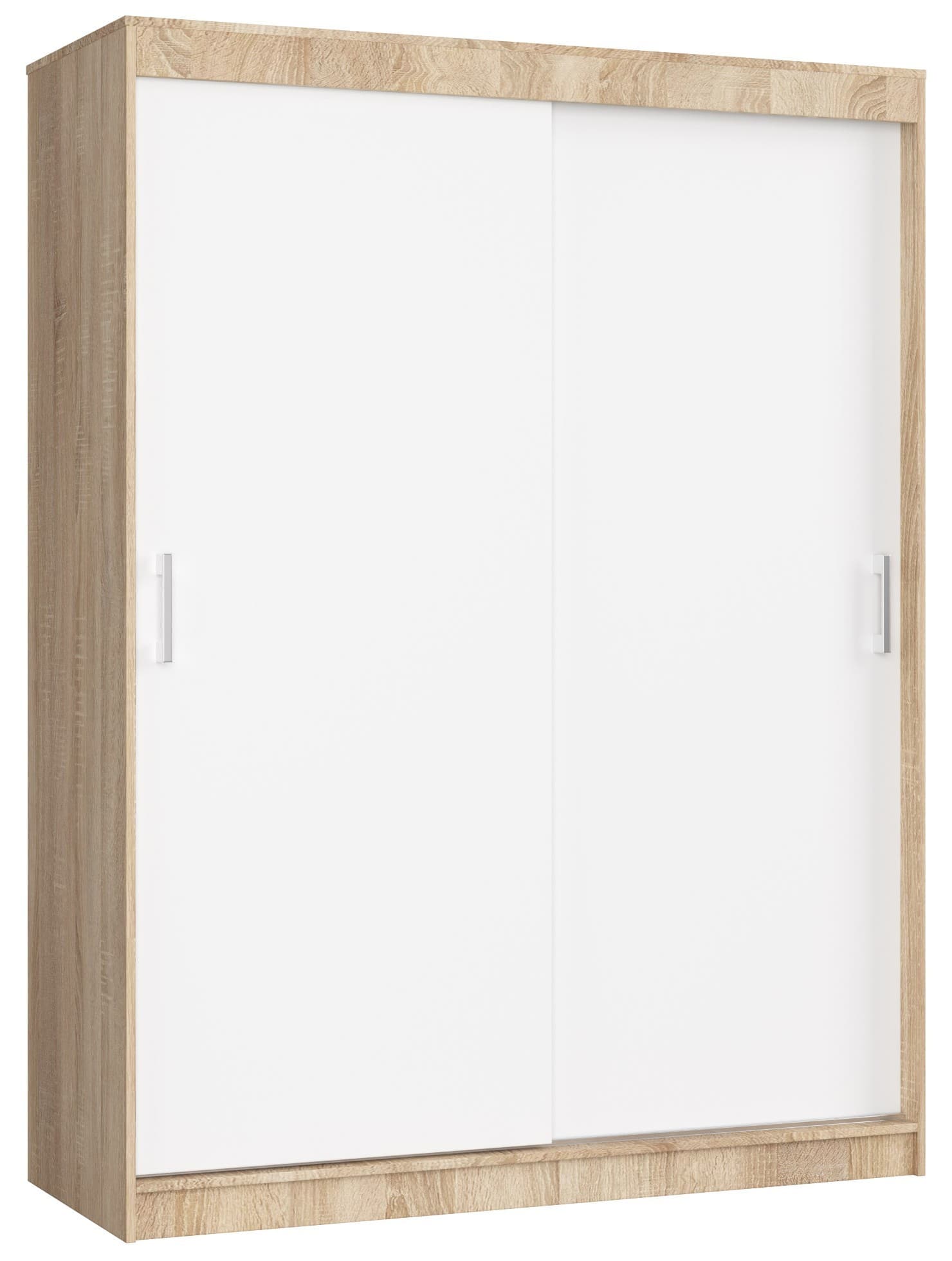 Šatní skříň CLP Mono 150 cm dub sonoma/bílá 1