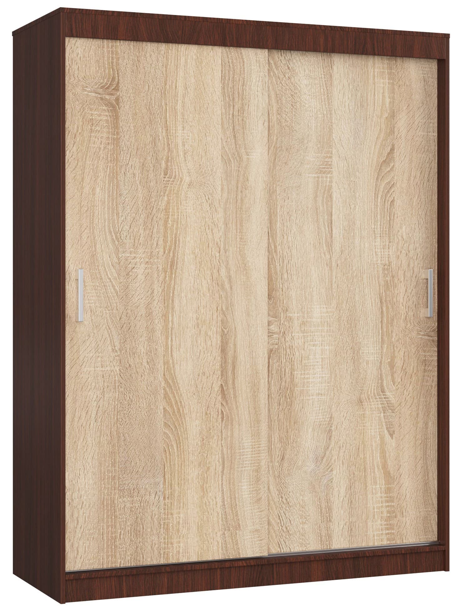 Šatní skříň CLP Mono 150 cm wenge/dub sonoma 1