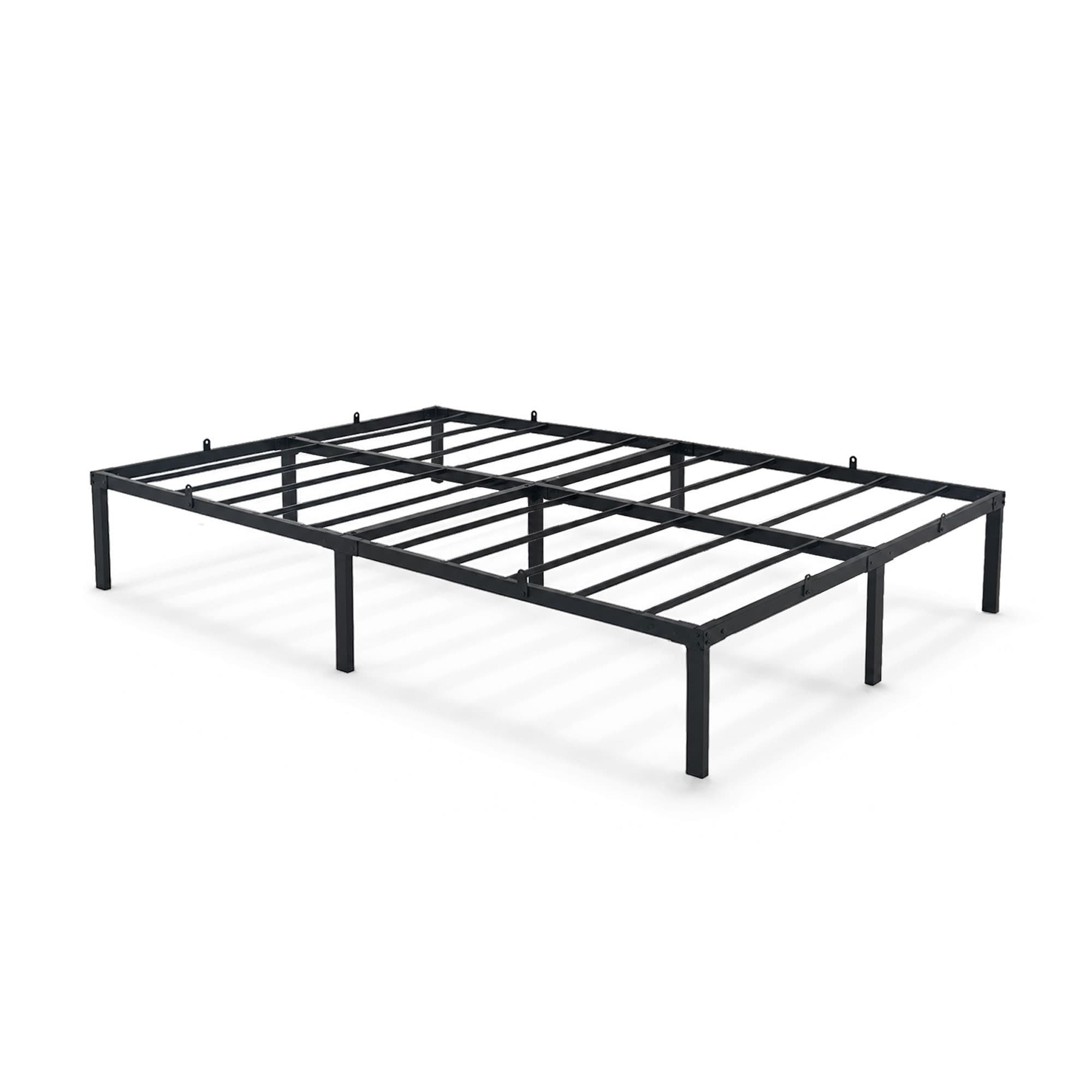 Skládací kovový rám postele Lowa 120x200 černý