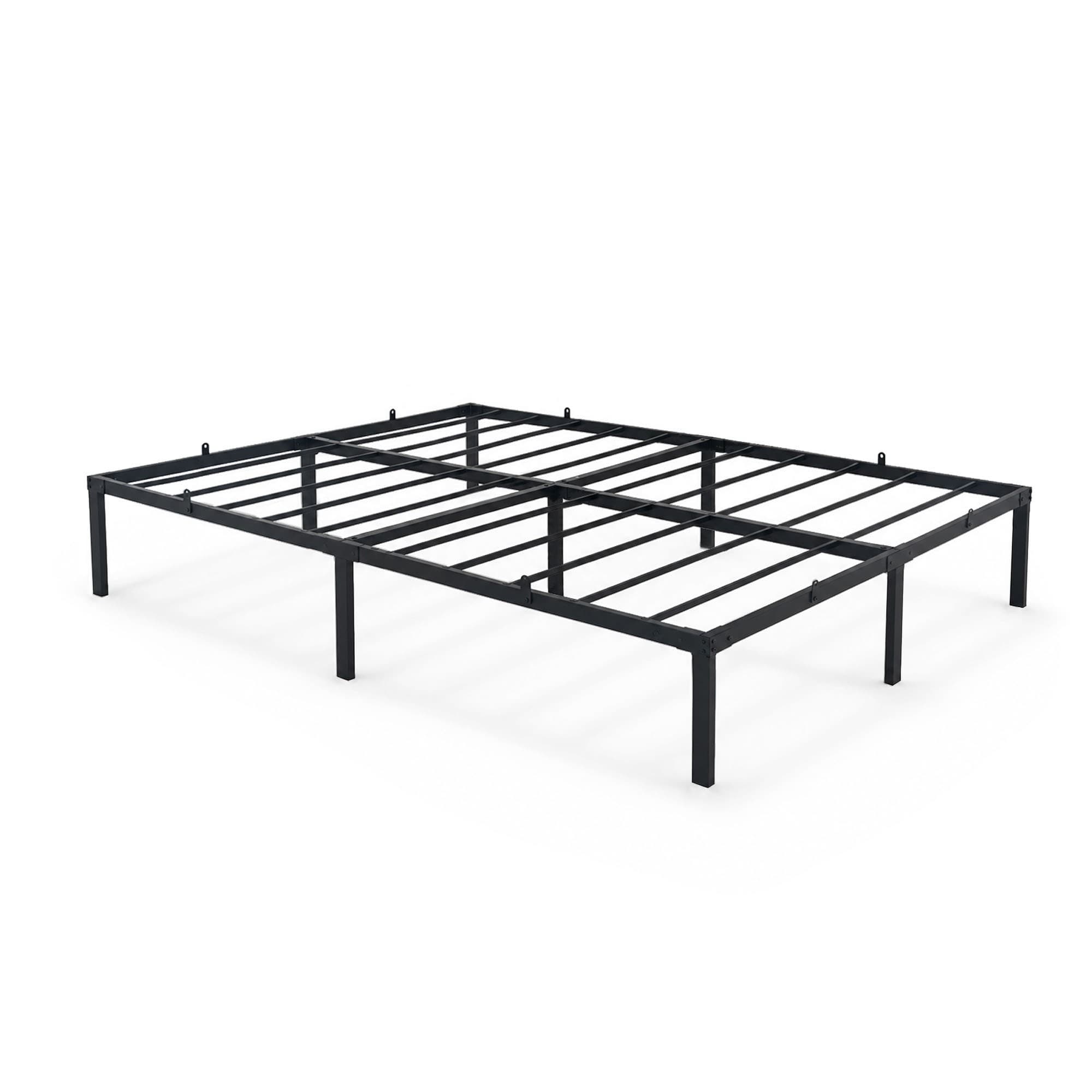 Skládací kovový rám postele Lowa 140x200 černý 1
