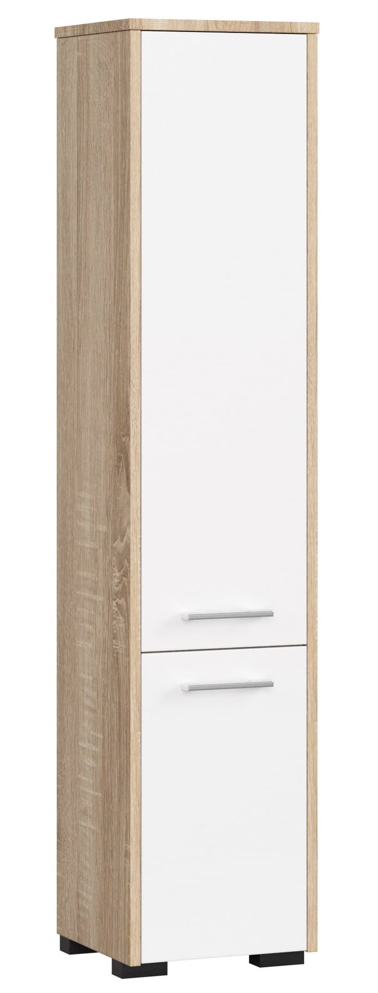 Kúpeľňová skrinka Fin I 30 cm sonoma/biela 1
